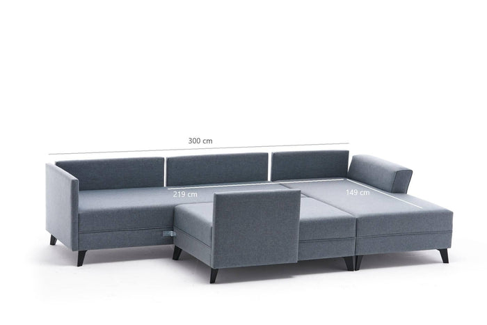 Kalune Design U-slaapbank Efsun