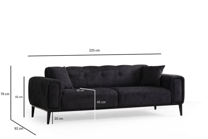 Kalune Design 3-zitsslaapbank Athena