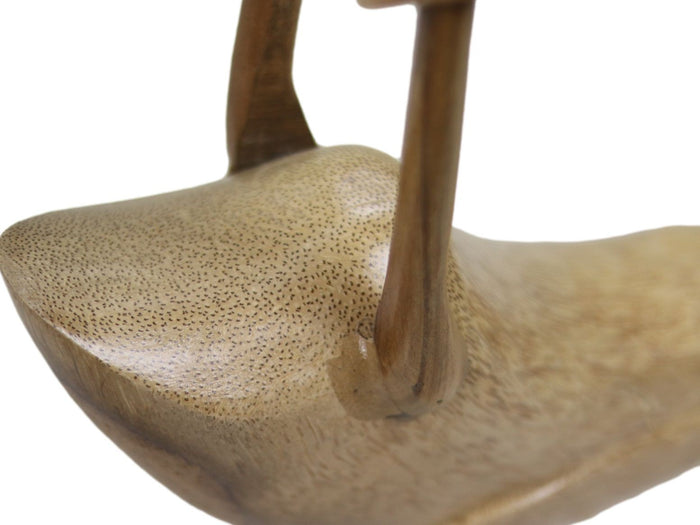 HSM Collection-Wijnfleshouder Duck-33x15x26-Naturel-Bamboe|Teak