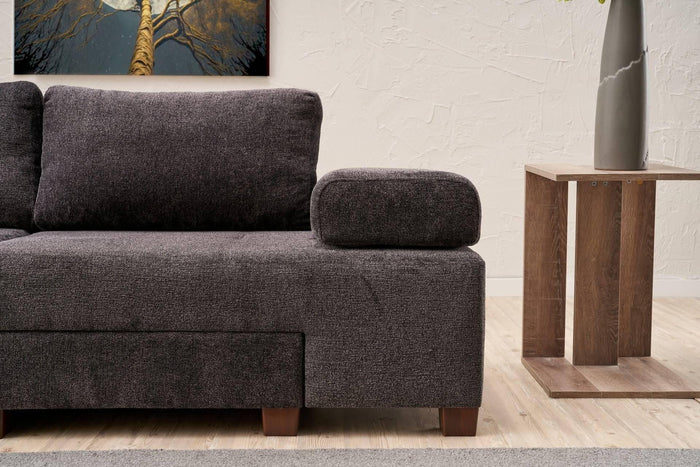 Kalune Design 3-zitsslaapbank Perenna chenille
