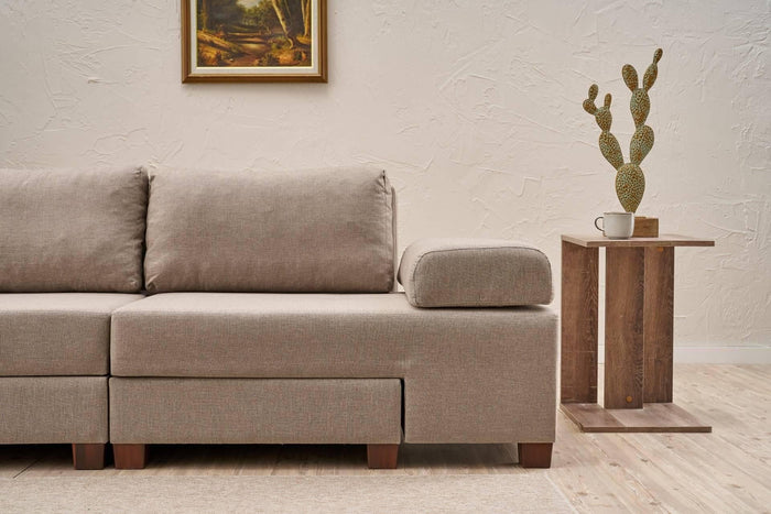 Kalune Design 3-zitsslaapbank Perenna linnen