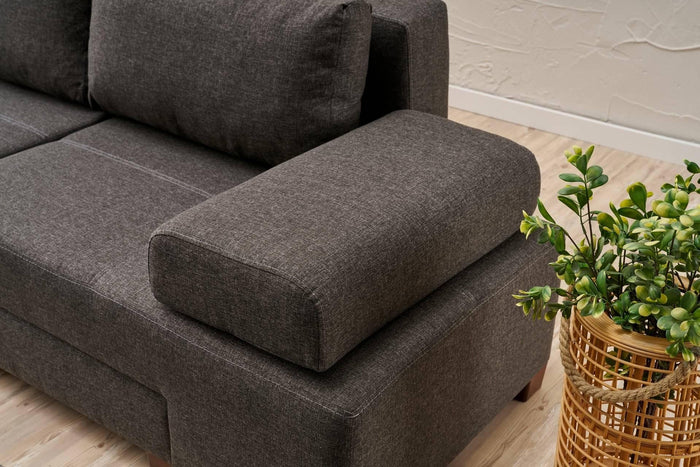 Kalune Design 3-zitsslaapbank Perenna chenille