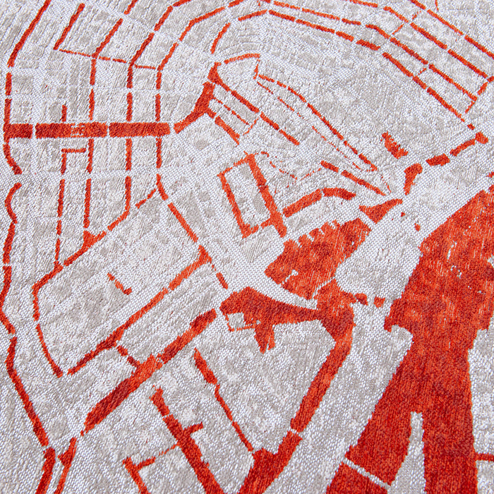 Louis de Poortere Cities Vloerkleed 170 x 240 cm - Orange Cut