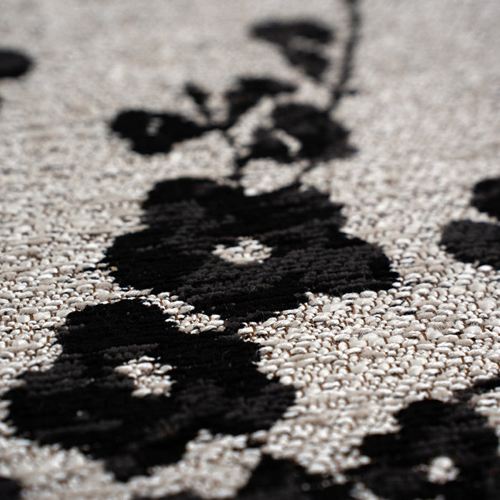 Louis de Poortere Sakura Vloerkleed Ø 140 cm - Night Snow