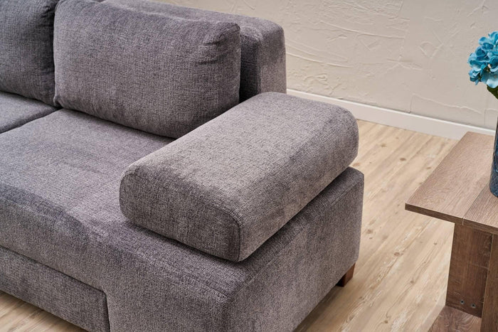 Kalune Design 3-zitsslaapbank Perenna chenille
