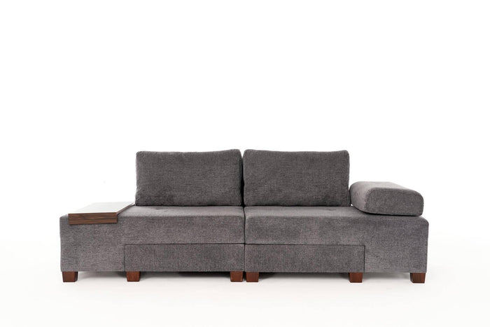 Kalune Design 3-zitsslaapbank Perenna chenille