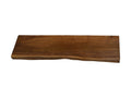 Wandplank Live Edge - 70x20 cm - acacia|ijzer