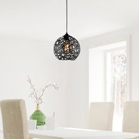 Asir | Kroonluchter | Zwart - 25 x 25 x 119 cm