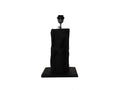 HSM Collection-Tafellamp Vierkant-25x25x50-Zwart-Teak