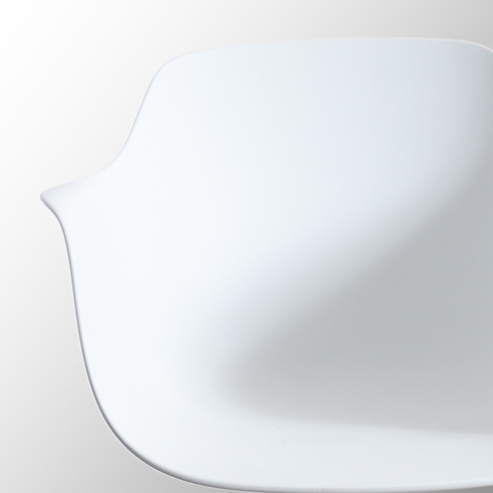 Nolon Noa-Puk Kunststof Wit - Zwart Onderstel