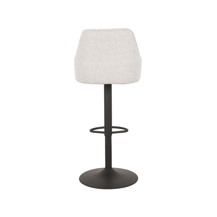 LABEL51 - Barkruk Fender - Champagne Boucle - Zwart Metaal