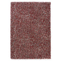 Tapeso Hoogpolig vloerkleed gemêleerd - Blend rood|grijs - 280x370 cm