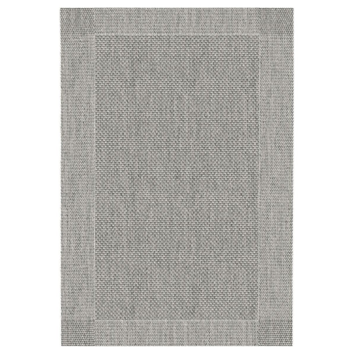 Tapeso Buitenkleed - Bask Frame grijs - 200x290 cm