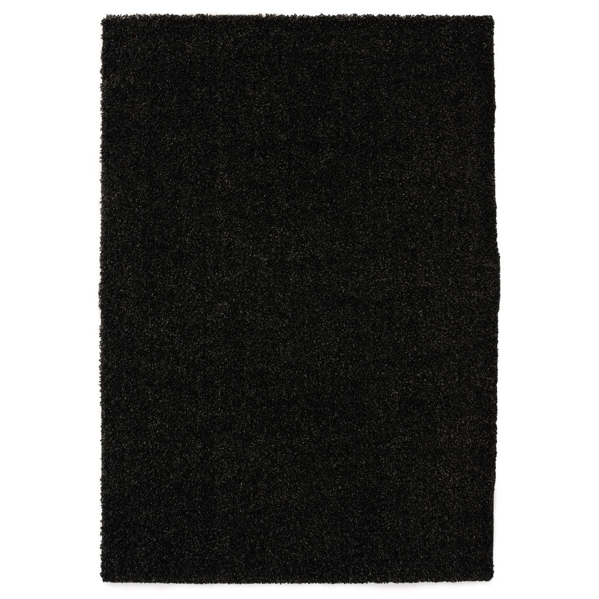 Tapeso Hoogpolig vloerkleed shaggy Trend effen - antraciet - 120x170