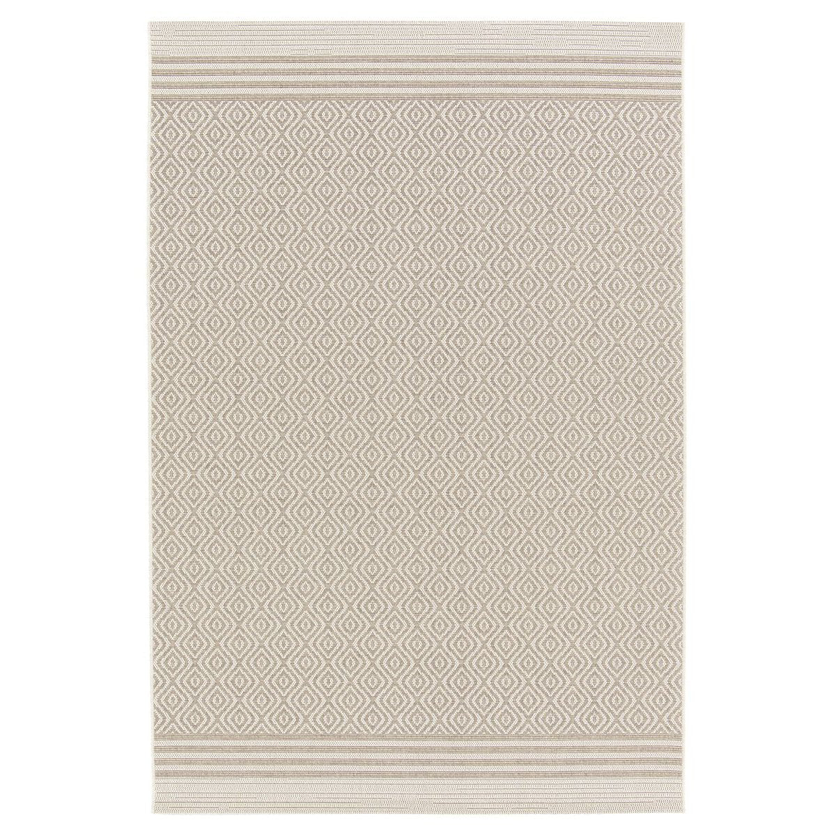 Tapeso Buitenkleed ruiten - Bask Pavilion zandkleur - 160x230 cm