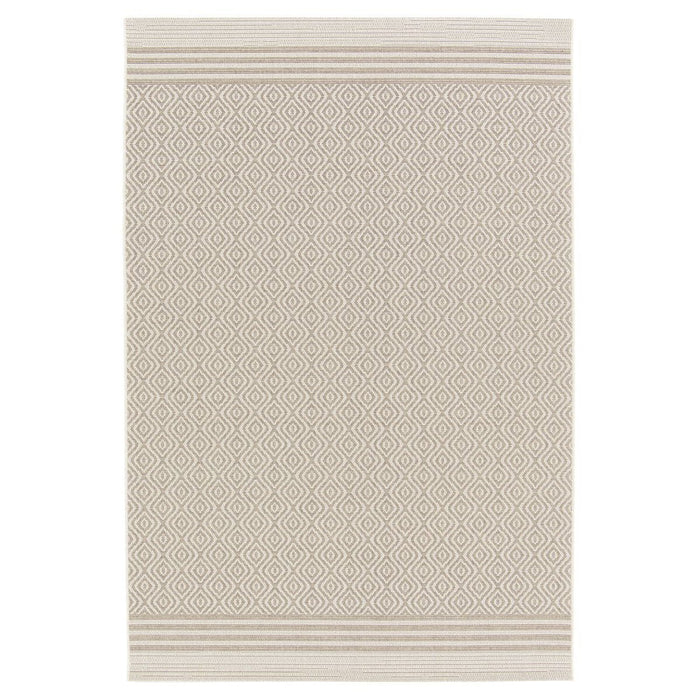 Tapeso Buitenkleed ruiten - Bask Pavilion zandkleur - 160x230 cm