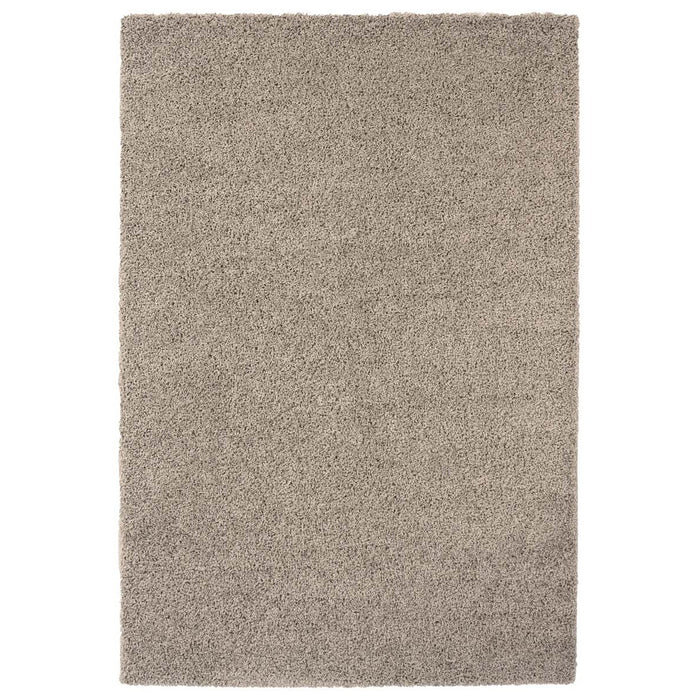 Tapeso Hoogpolig vloerkleed shaggy Trend effen - lichtgrijs - 300x400