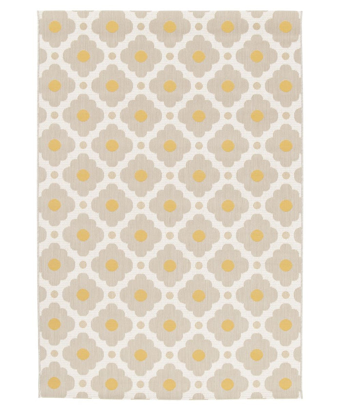 Tapeso Buitenkleed - Amber Aura beige|geel - 200x290 cm