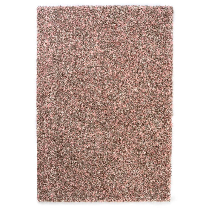 Tapeso Hoogpolig vloerkleed gemêleerd- Blend roze|beige - 200x290 cm