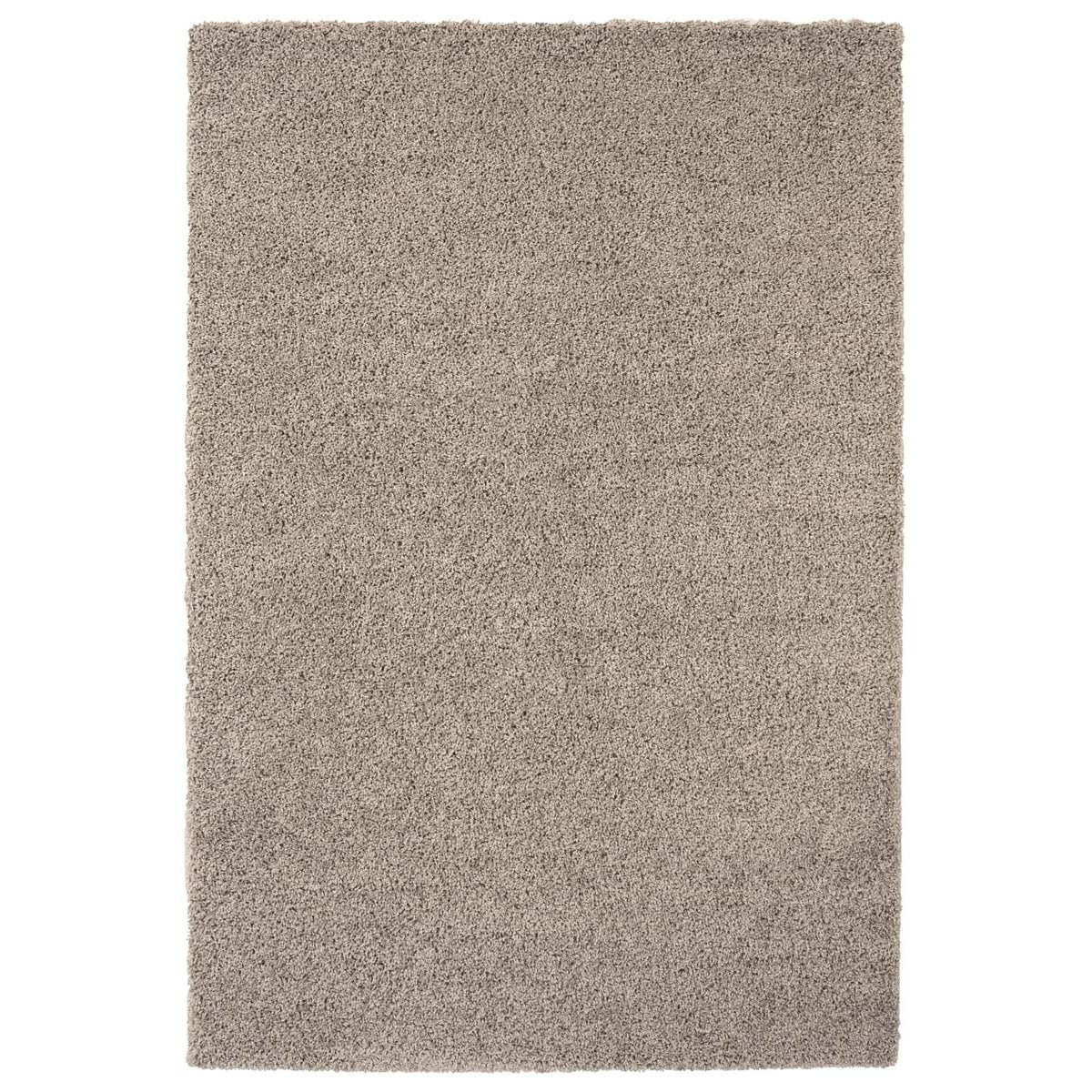 Tapeso Hoogpolig vloerkleed shaggy Trend effen - lichtgrijs - 240x340