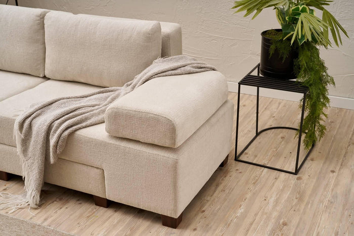 Kalune Design 3-zitsslaapbank Perenna chenille