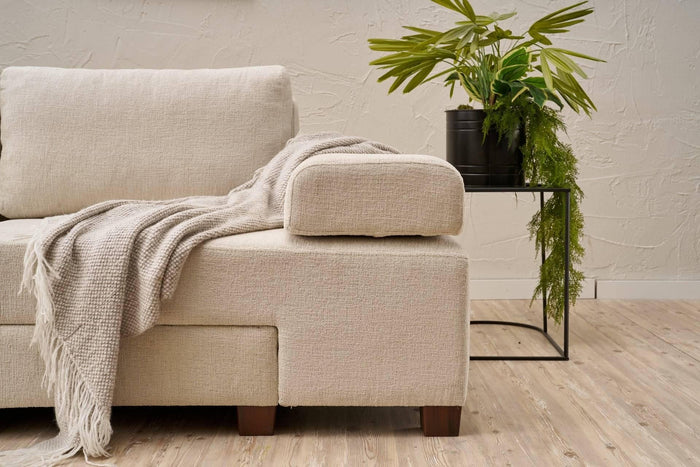 Kalune Design 3-zitsslaapbank Perenna chenille