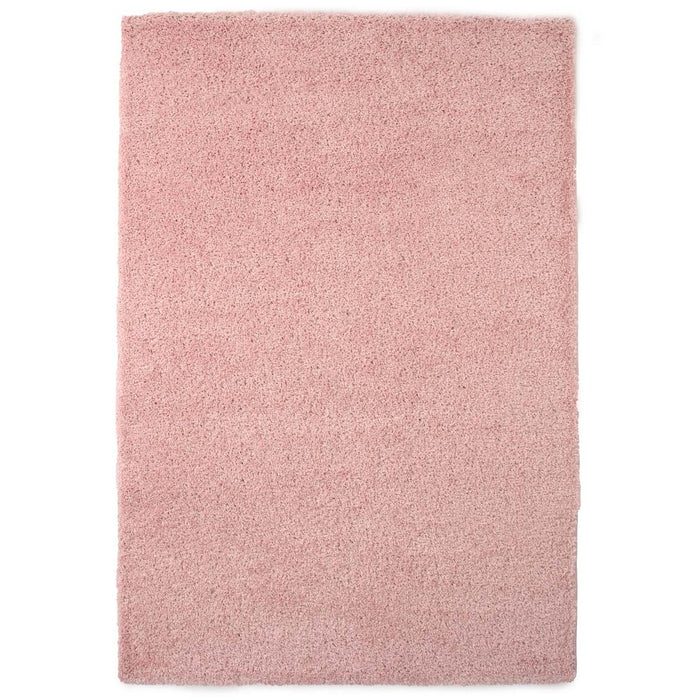 Tapeso Hoogpolig vloerkleed shaggy Trend effen - lichtroze - 300x400
