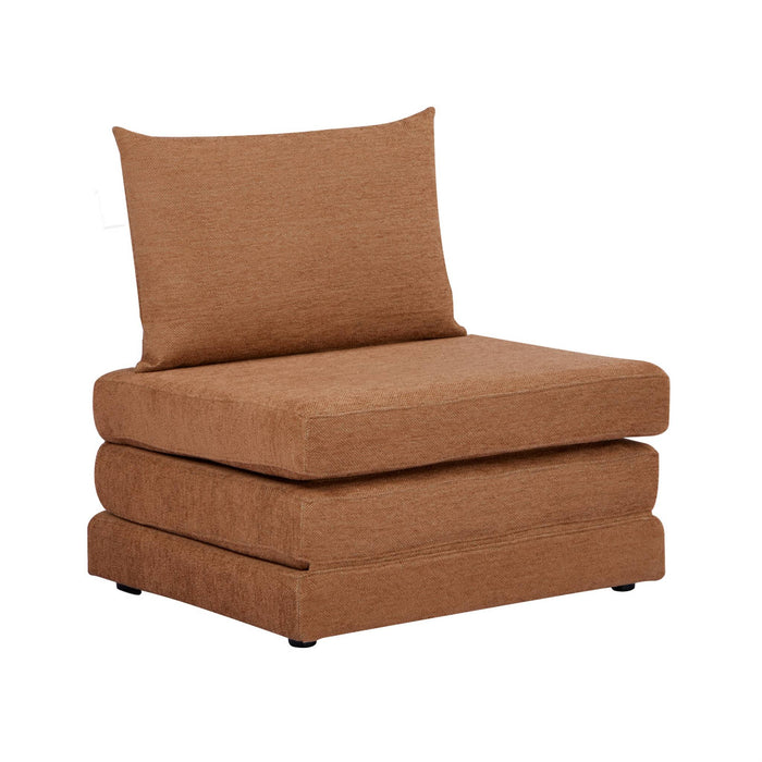 sweeek - Slaapfauteuil convertible chenille stof 1 plaats