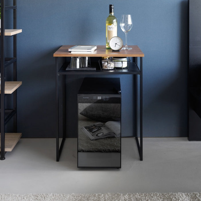 Yamazaki Bijzettafel met Lade - Tower - Zwart