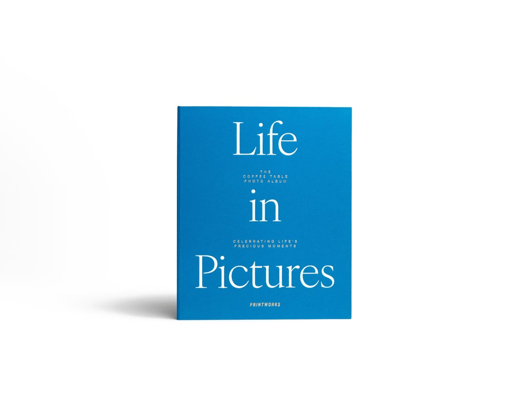 Printworks Fotoalbum - Life in Pictures - Blauw