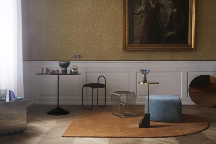 Circum spiegel Ø50 transparant|zwart