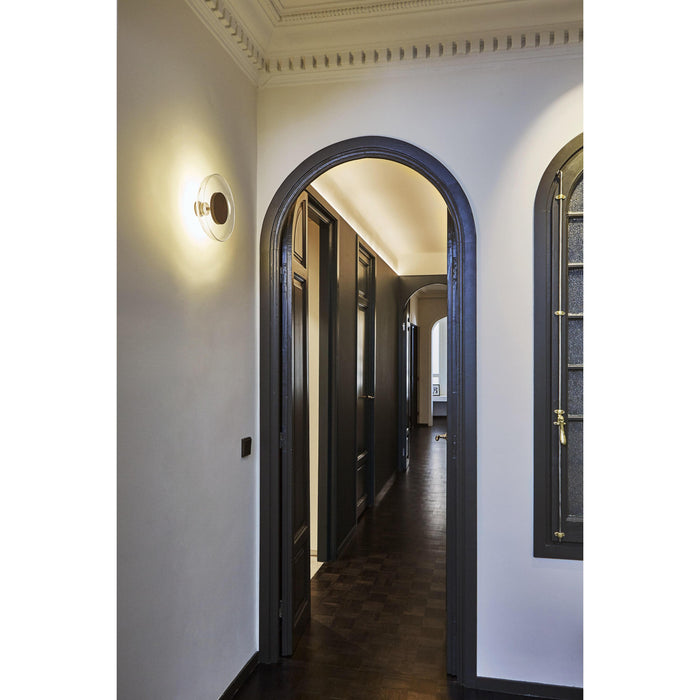 Marset Aura Plus wandlamp LED Ø25 koper