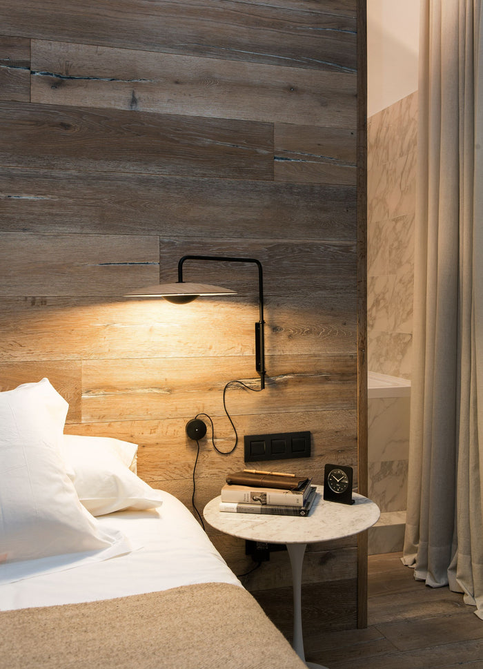 Marset Ginger A wandlamp LED plug-in eiken