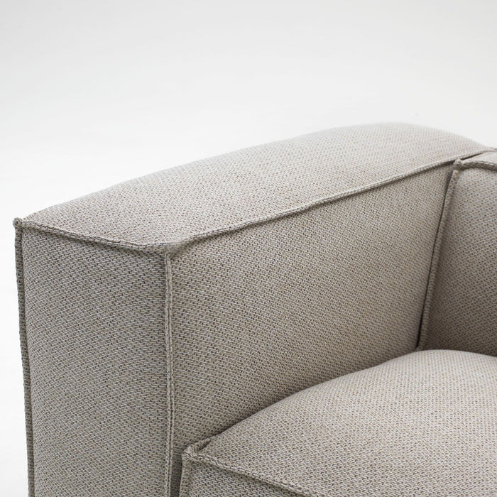 Dunbar bank met Longchair rechts Alpine 01 natural