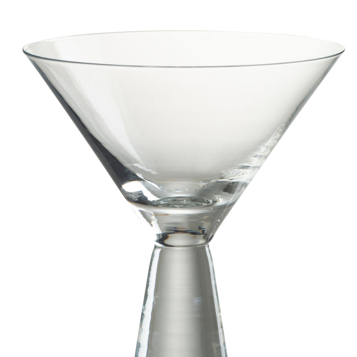 J-Line glas cocktail Lewis - glas - transparant - 4 stuks
