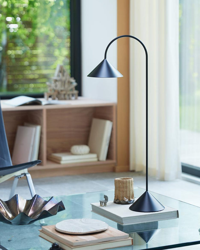 Frandsen Grasp tafellamp H72 LED oplaadbaar matt black