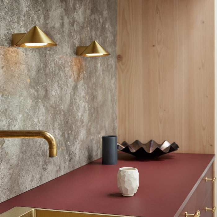 Frandsen Grasp wandlamp LED oplaadbaar matt petroleum