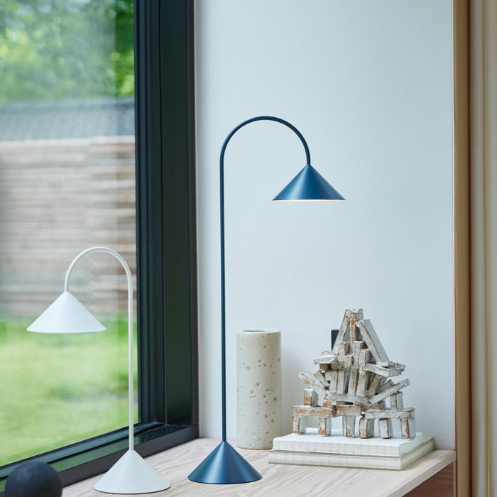 Frandsen Grasp tafellamp H47 LED oplaadbaar brass