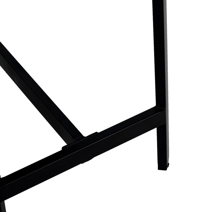 Giga Meubel - Bartafel Zwart 140cm - Mangohout - Max