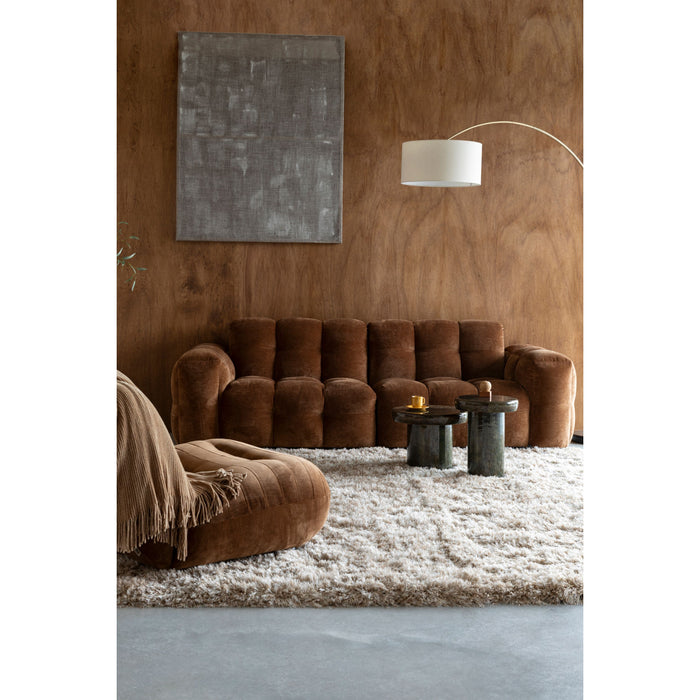 Dutchbone Hackman 3-zitsbank Velours Beige