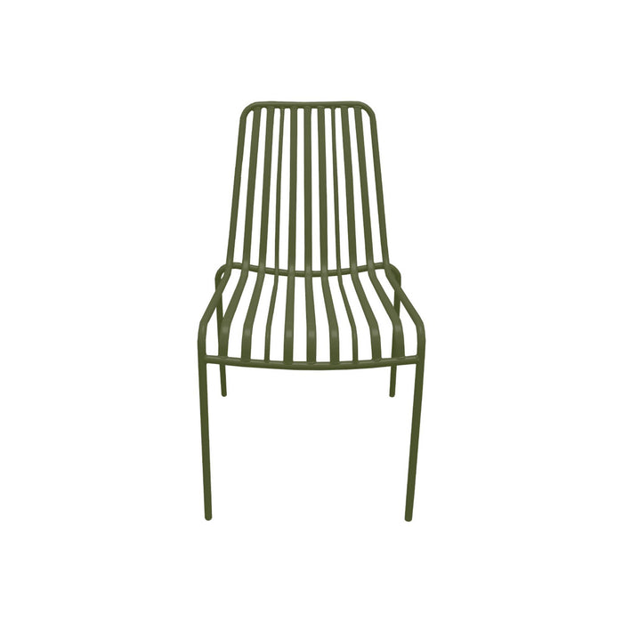 sweeek - Stapelbare stalen tuinstoelen (Set van 2)