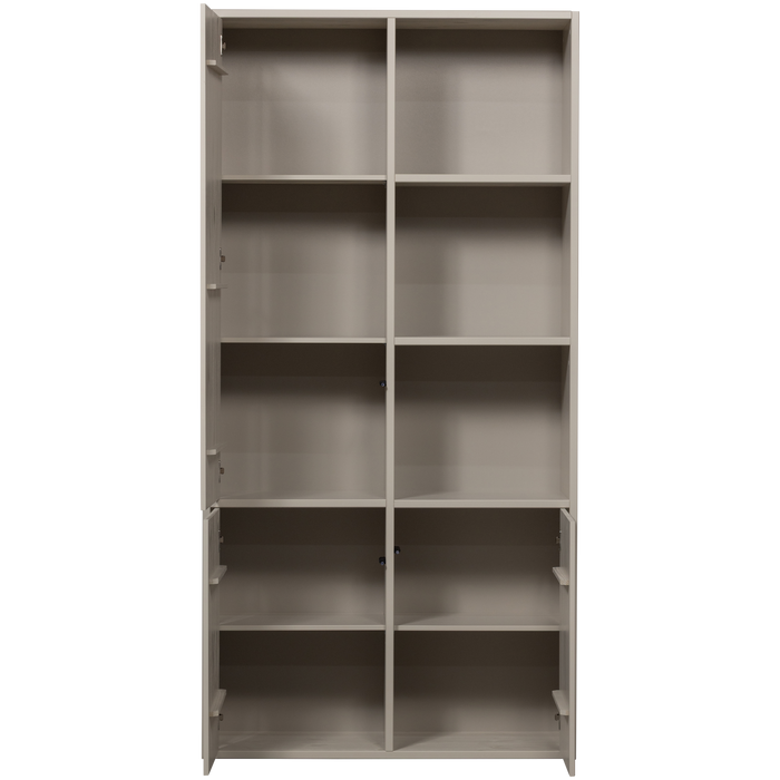 WOOOD Meggy Opbergkast Links - Grenen hout - Dust|Grijs - 215x108x40