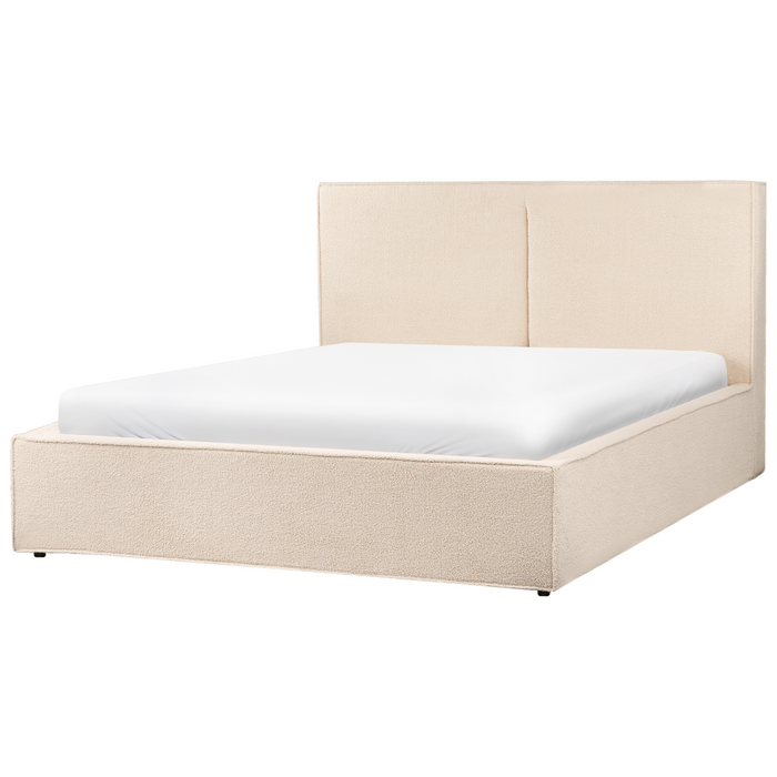 Beliani - MOISSAC - Tweepersoonsbed - Beige - 160 x 200 cm - Polyester