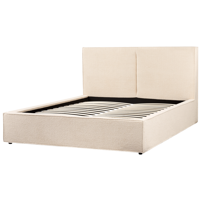 Beliani - MOISSAC - Tweepersoonsbed - Beige - 160 x 200 cm - Polyester