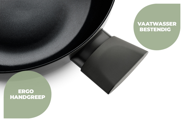 ISENVI Avon Keramische kookpannenset Extra - 12 delig - Ergonomisch