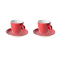 Maastricht Porselein Koffieset Bart Colour 17cl Rood 2 stuk(s)