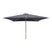 House Nordic - Parasol Orlando Zwart 300x300cm