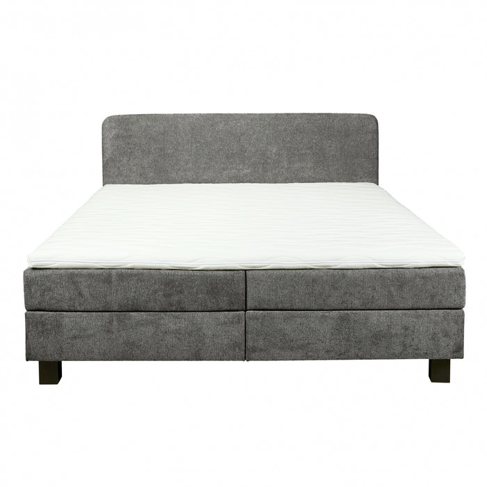 Boxspring Bilbao - Antraciet - Textiel