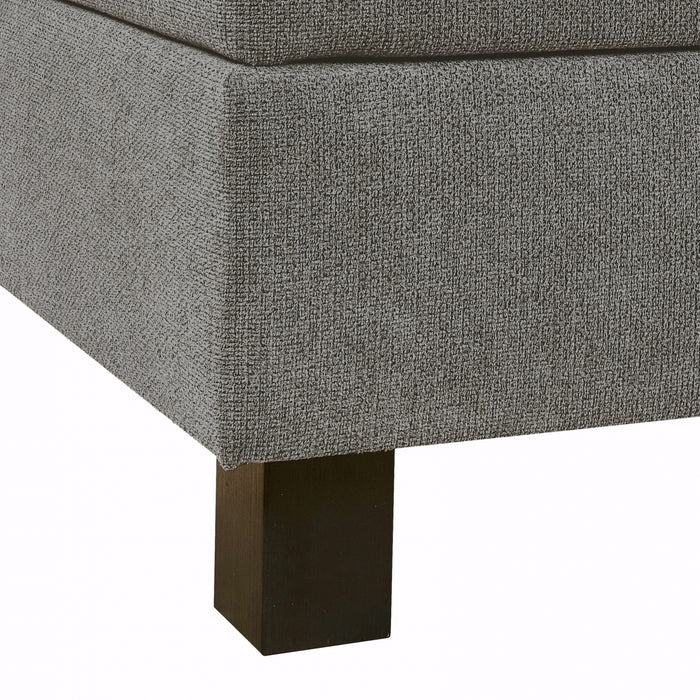 Boxspring Bilbao - Antraciet - Textiel