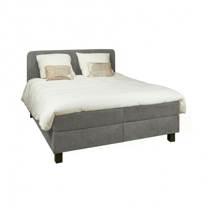 Boxspring Bilbao - Antraciet - Textiel